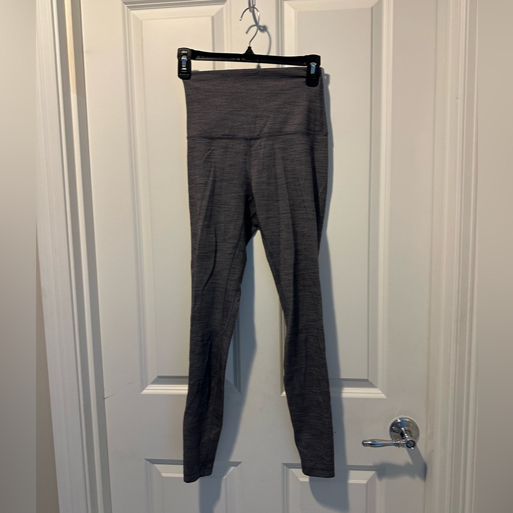Gray High-Waisted Lululemon Leggings